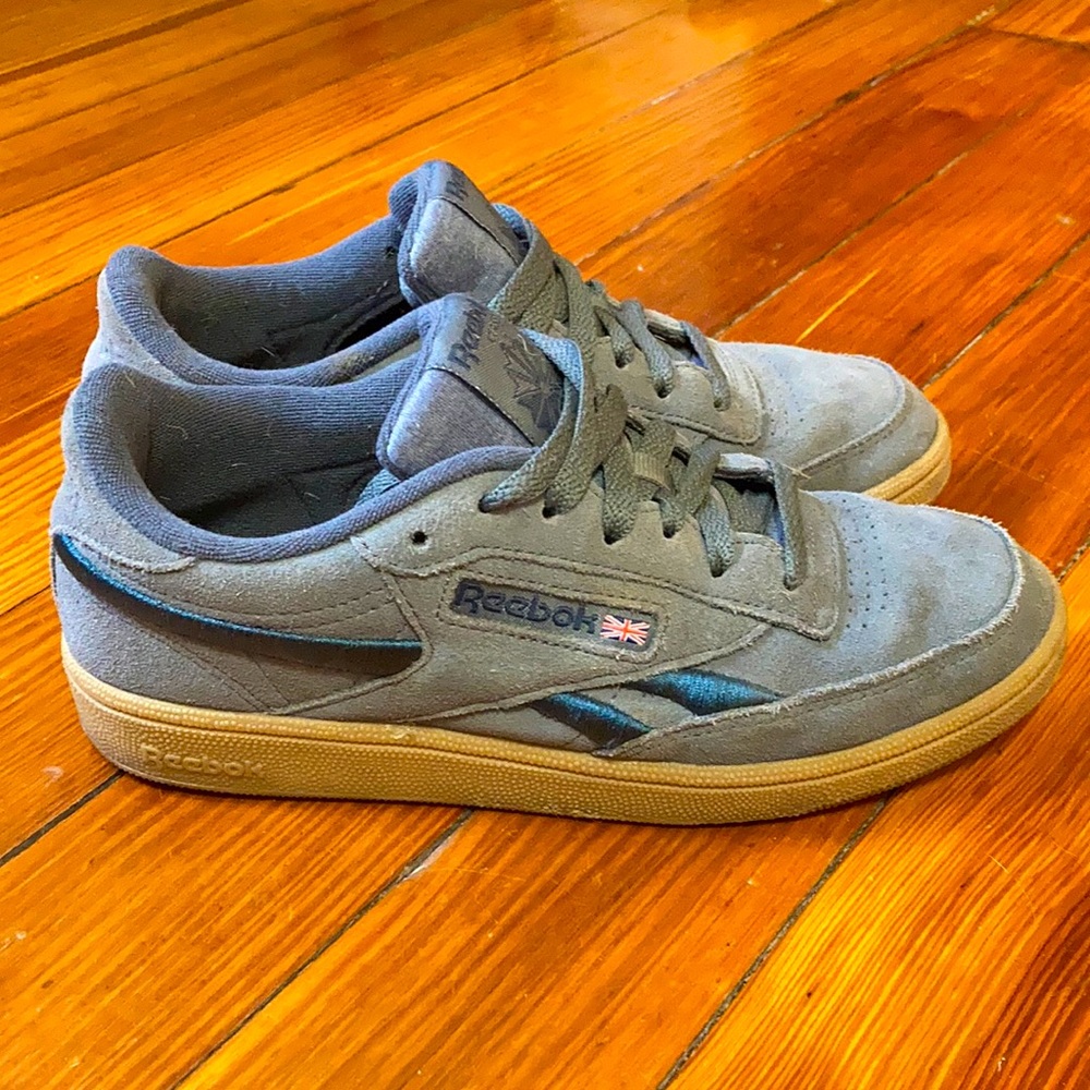 Reebok Club C 85 blue/grey suede sneakers